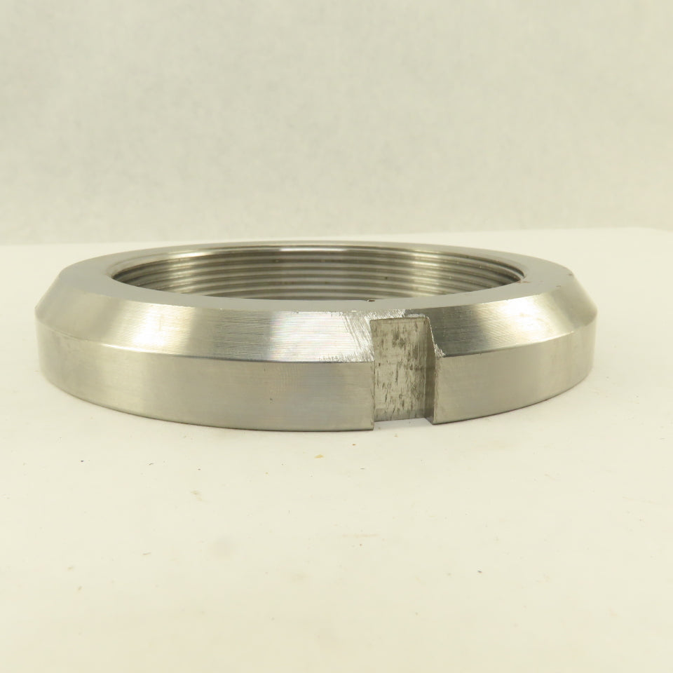 BL AN-18 Steel Bearing Retaining Nut Thread Size: 3.527-12 OD: 4.156 Lot Of 2