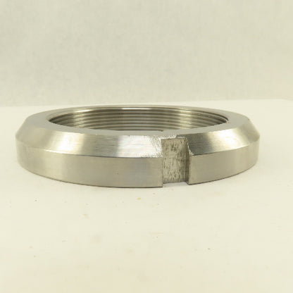 BL AN-18 Steel Bearing Retaining Nut Thread Size: 3.527-12 OD: 4.156 Lot Of 2