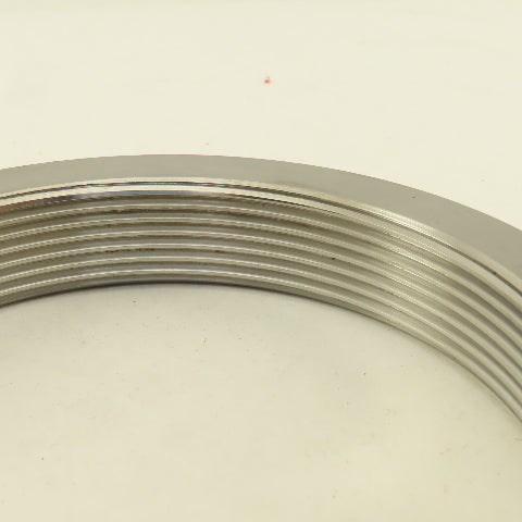 BL AN-18 Steel Bearing Retaining Nut Thread Size: 3.527-12 OD: 4.156 Lot Of 2
