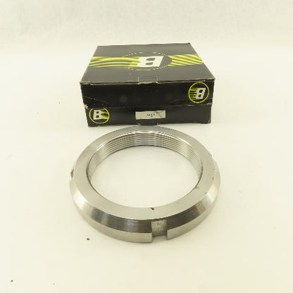 BL AN-18 Steel Bearing Retaining Nut Thread Size: 3.527-12 OD: 4.156 Lot Of 2