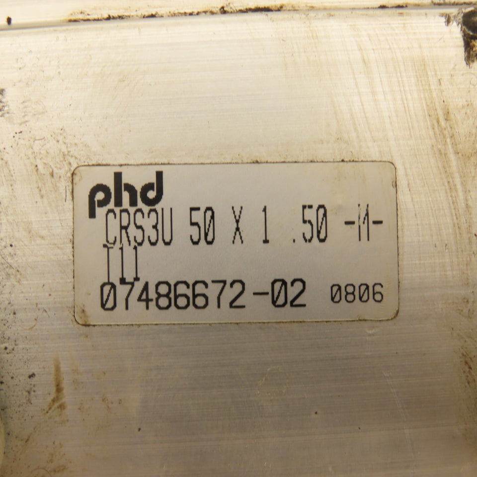 PHD CRS3U 50x1.50 50mm Bore 1-1/2" Stroke Air Cylinder With Position Sensors