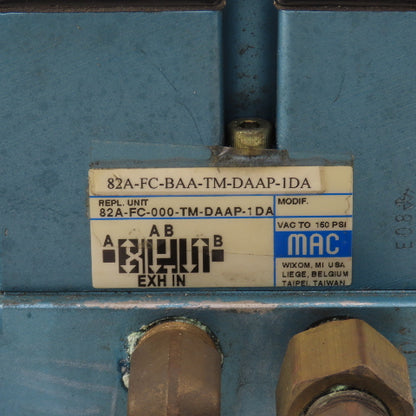 MAC 82A-FC-BAA-TM-DAAP-1DA Pneumatic Valve 3 Position 120V Coil Manifold
