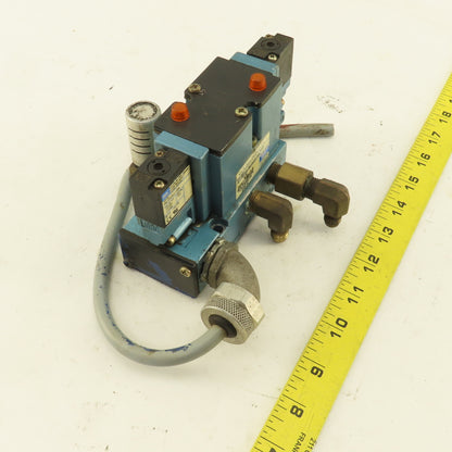 MAC 82A-FC-BAA-TM-DAAP-1DA Pneumatic Valve 3 Position 120V Coil Manifold