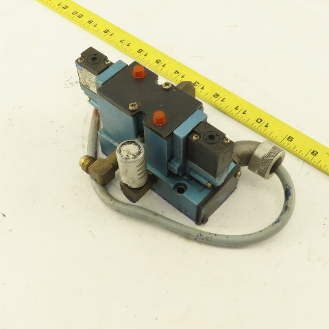 MAC 82A-FC-BAA-TM-DAAP-1DA Pneumatic Valve 3 Position 120V Coil Manifold