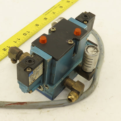 MAC 82A-FC-BAA-TM-DAAP-1DA Pneumatic Valve 3 Position 120V Coil Manifold