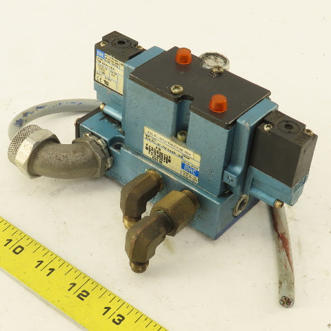 MAC 82A-FC-BAA-TM-DAAP-1DA Pneumatic Valve 3 Position 120V Coil Manifold