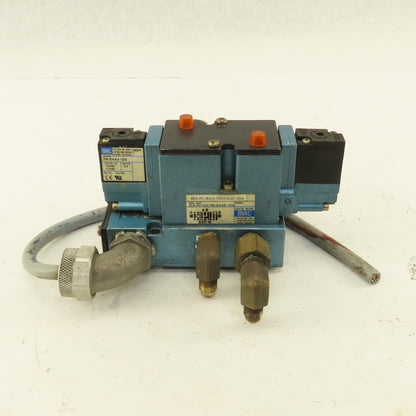 MAC 82A-FC-BAA-TM-DAAP-1DA Pneumatic Valve 3 Position 120V Coil Manifold