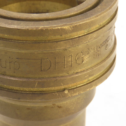 Dynaquip DH16 1" NPT Quick Connect Coupling Female Brass
