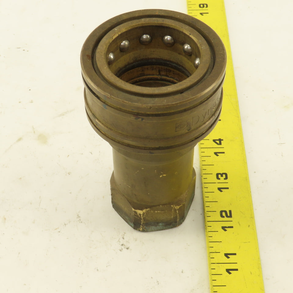 Dynaquip DH16 1" NPT Quick Connect Coupling Female Brass