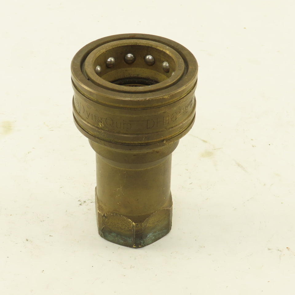 Dynaquip DH16 1" NPT Quick Connect Coupling Female Brass