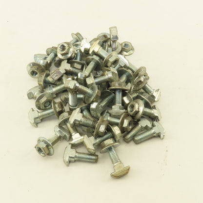 M8-1.25 Drop In T-Stud 8.2mm Slot 80/20 Style 20mm Thread Length Lot Of 40