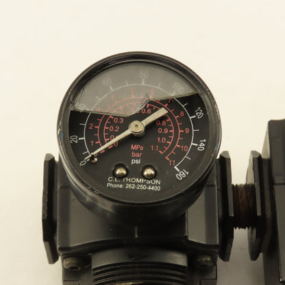 Norgren R73G-3AK-RM L73M-3AP-QDN 3/8" Air Pressure Filter Regulator
