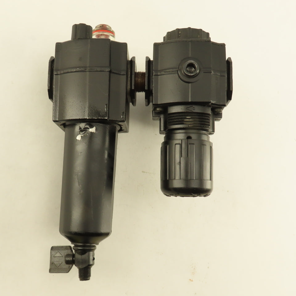 Norgren R73G-3AK-RM L73M-3AP-QDN 3/8" Air Pressure Filter Regulator