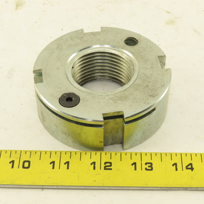 1-3/4"-8 Slotted Locking Locknut OD 3-5/8"