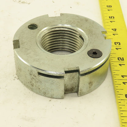 1-3/4"-8 Slotted Locking Locknut OD 3-5/8"