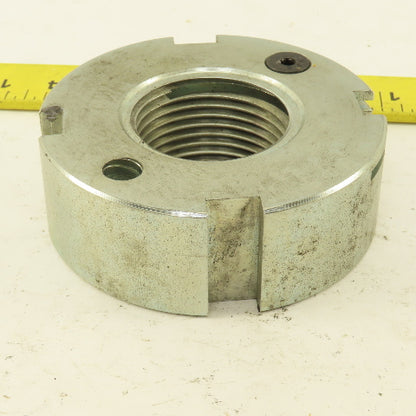 1-3/4"-8 Slotted Locking Locknut OD 3-5/8"