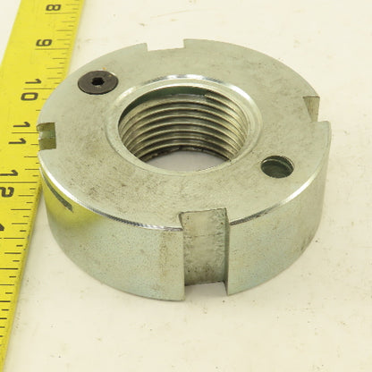 1-3/4"-8 Slotted Locking Locknut OD 3-5/8"