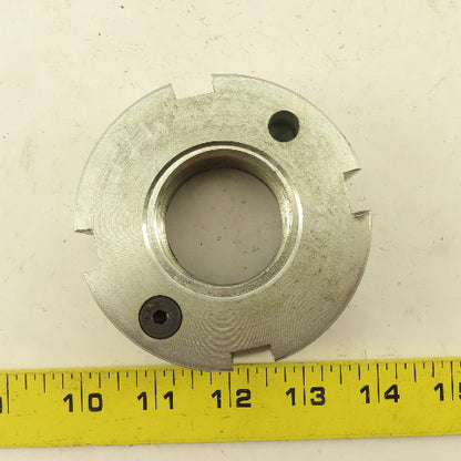 1-3/4"-8 Slotted Locking Locknut OD 3-5/8"