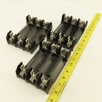 Buss R60030-3CR 30A 600V 3 Pole Fuse Holder Lot Of 3