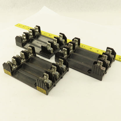 Buss R60030-3CR 30A 600V 3 Pole Fuse Holder Lot Of 3