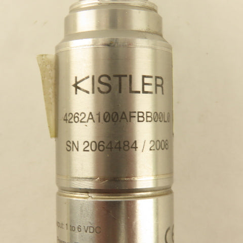 Kistler 4262A100AFBB00L0 1/4" NPT Male Piezoresistive Pressure Transmitter
