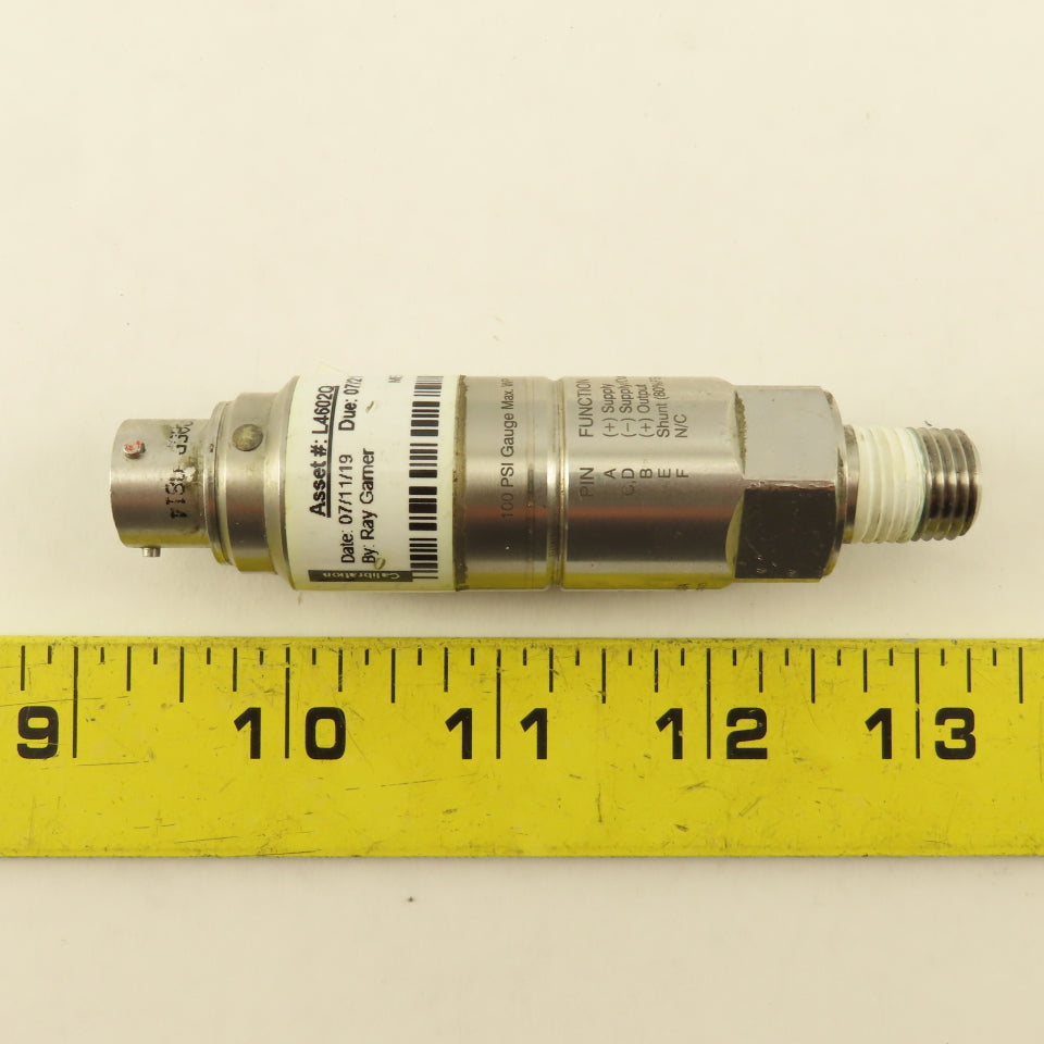 Kistler 4262A100AFBB00L0 1/4" NPT Male Piezoresistive Pressure Transmitter