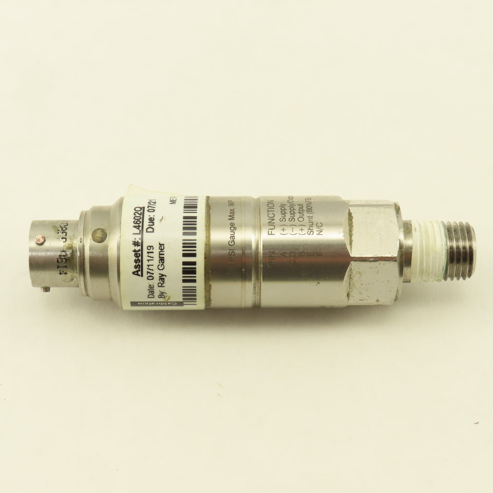 Kistler 4262A100AFBB00L0 1/4" NPT Male Piezoresistive Pressure Transmitter