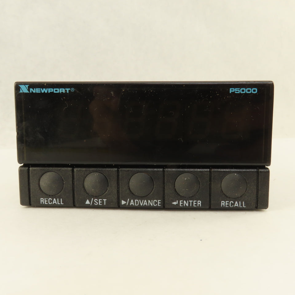 Newport P5000 P5031/E Rate Meter Totalizer Programmable Counter 6 Character