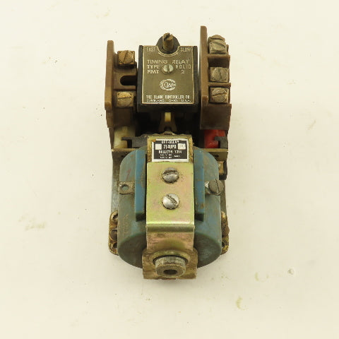 Clark Controller 714UPD Off Delay Timing Relay 250VDC 600VAC 90VDC Coil