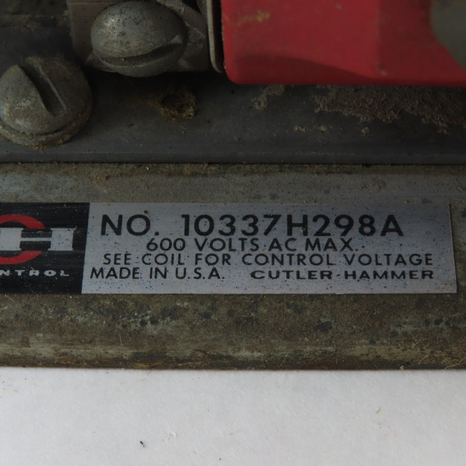 Cutler Hammer 10337H298A Adjustable Timing Relay Open Close Circuits 120V Coil
