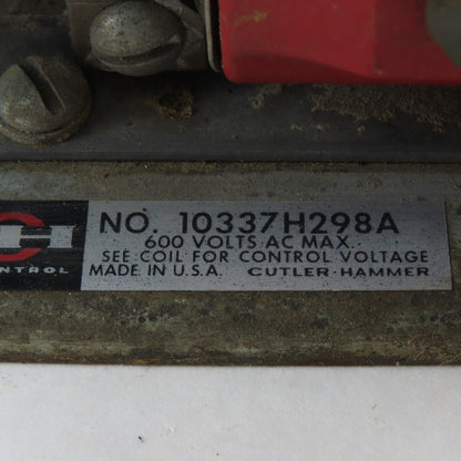 Cutler Hammer 10337H298A Adjustable Timing Relay Open Close Circuits 120V Coil