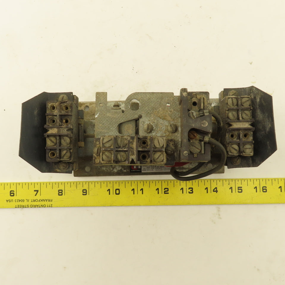 Cutler Hammer 10337H298A Adjustable Timing Relay Open Close Circuits 120V Coil