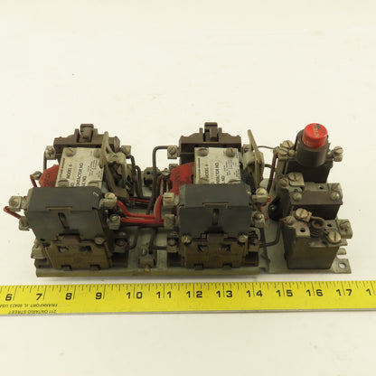 Cutler Hammer 9656H585A Reversing Contactor NEMA 00 600V 2Hp 110V Coil