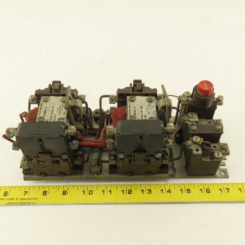 Cutler Hammer 9656H585A Reversing Contactor NEMA 00 600V 2Hp 110V Coil