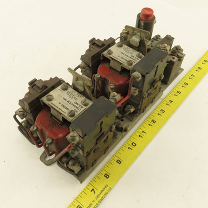 Cutler Hammer 9656H585A Reversing Contactor NEMA 00 600V 2Hp 110V Coil