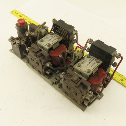 Cutler Hammer 9656H585A Reversing Contactor NEMA 00 600V 2Hp 110V Coil