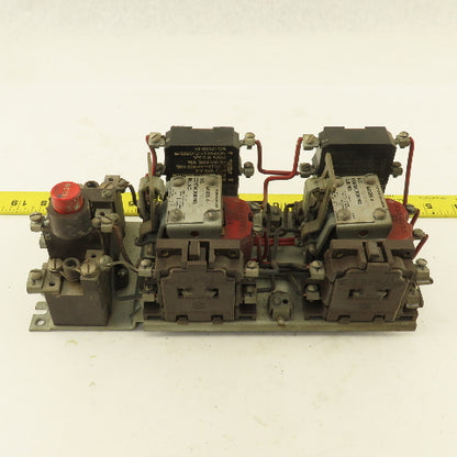 Cutler Hammer 9656H585A Reversing Contactor NEMA 00 600V 2Hp 110V Coil