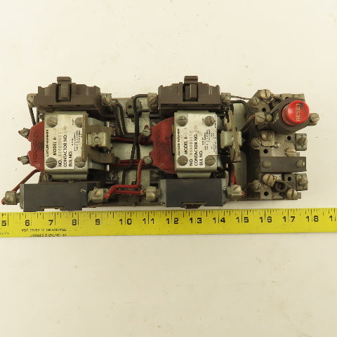 Cutler Hammer 9656H585A Reversing Contactor NEMA 00 600V 2Hp 110V Coil