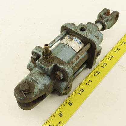 Nopak MX 11363 2" Bore 1" Stroke Pneumatic Clevis Mount Cylinder