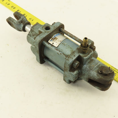 Nopak MX 11363 2" Bore 1" Stroke Pneumatic Clevis Mount Cylinder