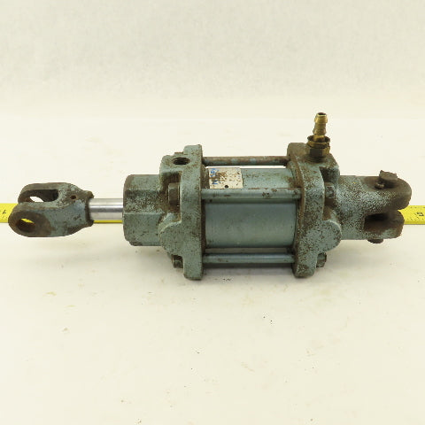 Nopak MX 11363 2" Bore 1" Stroke Pneumatic Clevis Mount Cylinder