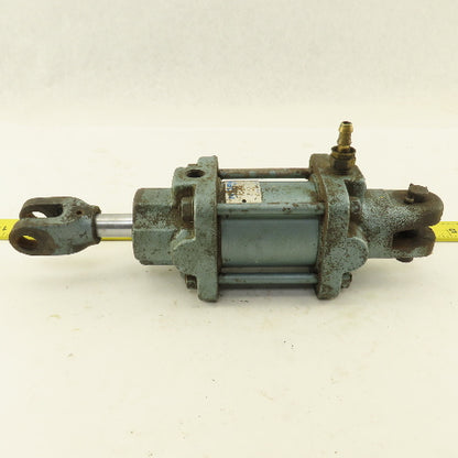Nopak MX 11363 2" Bore 1" Stroke Pneumatic Clevis Mount Cylinder