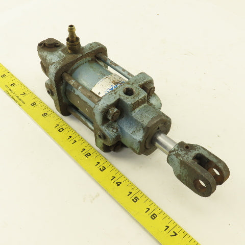 Nopak MX 11363 2" Bore 1" Stroke Pneumatic Clevis Mount Cylinder