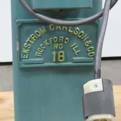 Ekstrom Carlson Pump N0. 18 1Hp Drum Sander 3phase