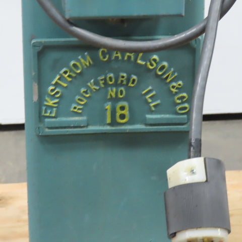Ekstrom Carlson Pump N0. 18 1Hp Drum Sander 3phase