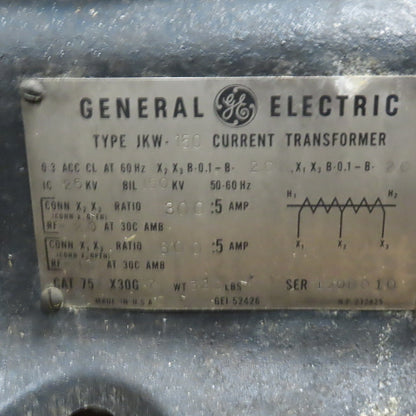 General Electric JKW-150 Superbute Current Transformer 25 kV, 60 Hz, 150 kV BIL