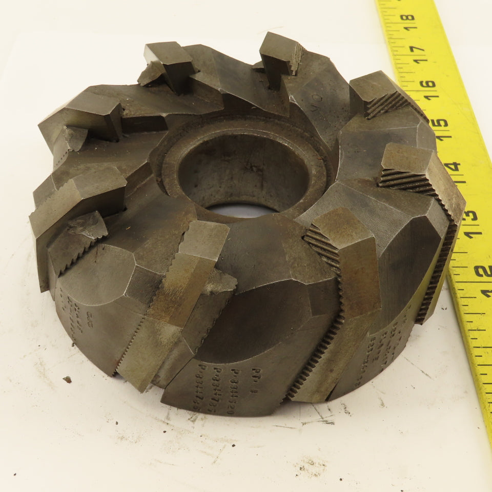 Go & Go Co. 418062-7A 5" Diam. 8 Flute Face Mill 1-1/2" Arbor Chamfer 4" Hole RH