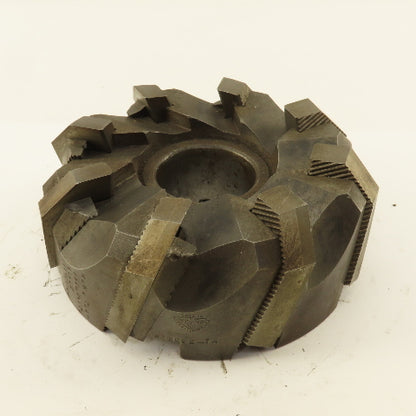 Go & Go Co. 418062-7A 5" Diam. 8 Flute Face Mill 1-1/2" Arbor Chamfer 4" Hole RH