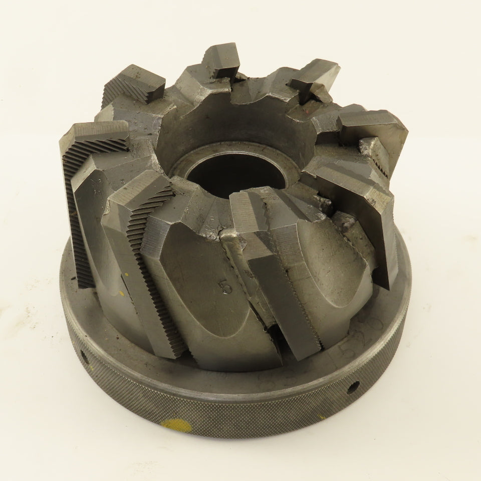 Go & Go Co. 418062-8A 5" Diam. 8 Flute Face Mill 1-1/2" Arbor Left Hand
