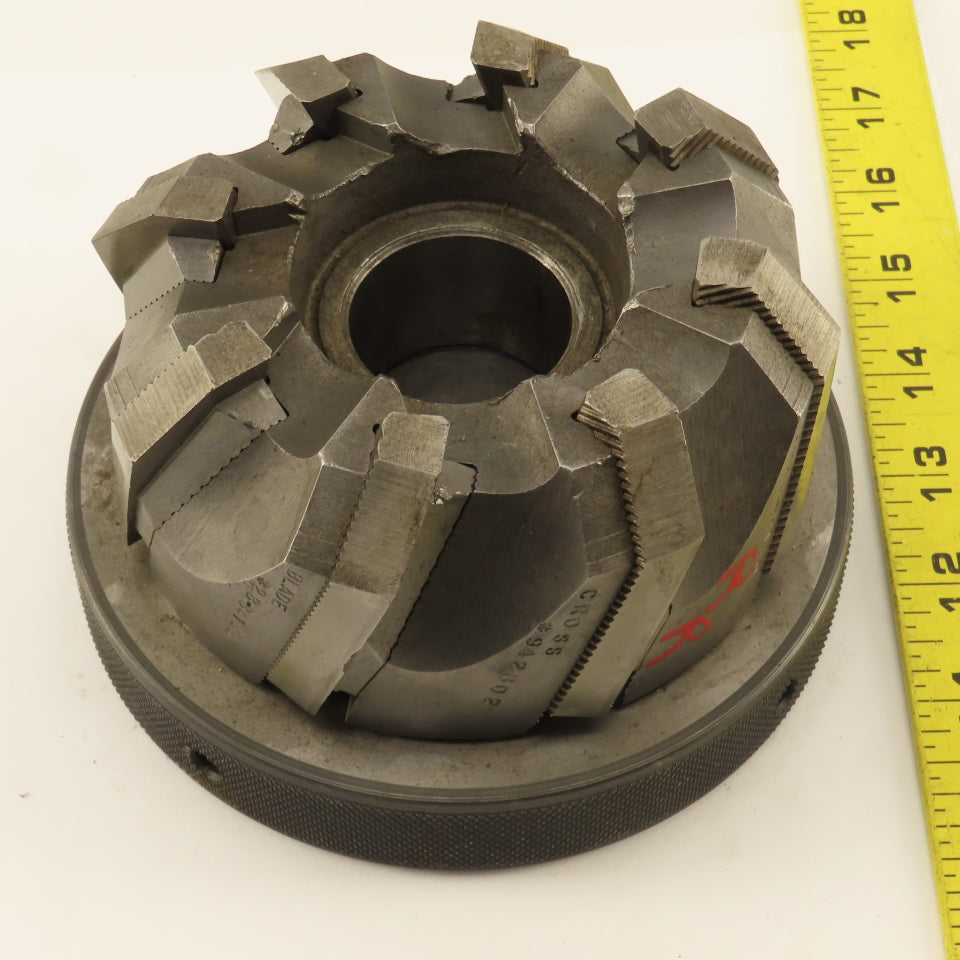 G & Go Co. 418062-8A 5" Diam. 8 Flute Face Mill 1-1/2" Arbor Right Hand